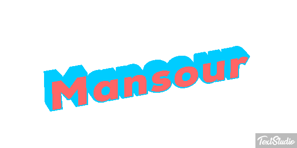 Mansour テキスト効果