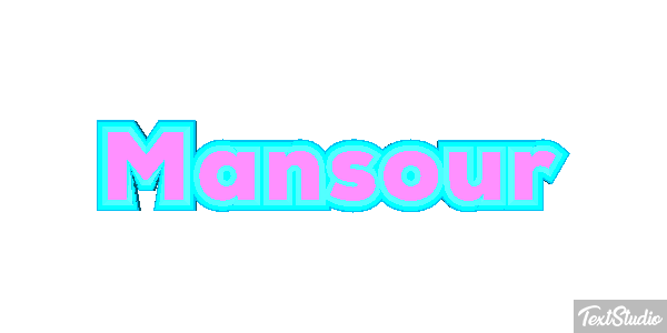 Mansour テキスト効果