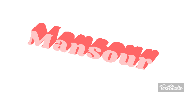 Mansour テキスト効果