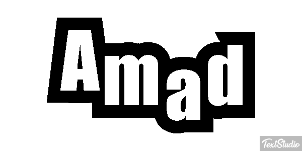 Amad Text effect