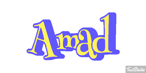 Amad Text effect