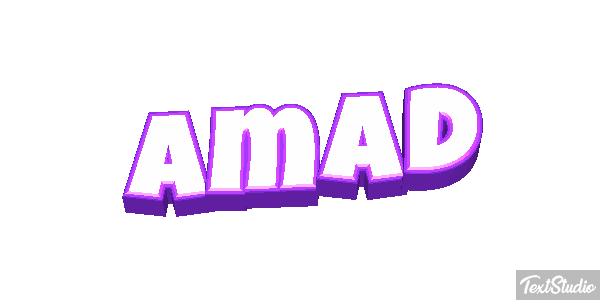 Amad Text effect