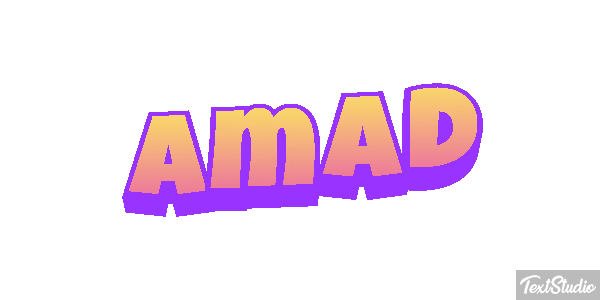 Amad Text effect