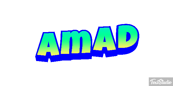 Amad Text effect