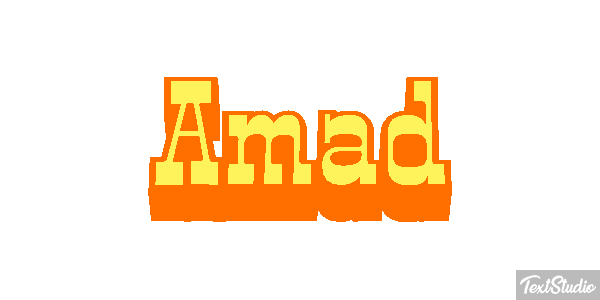 Amad Text effect