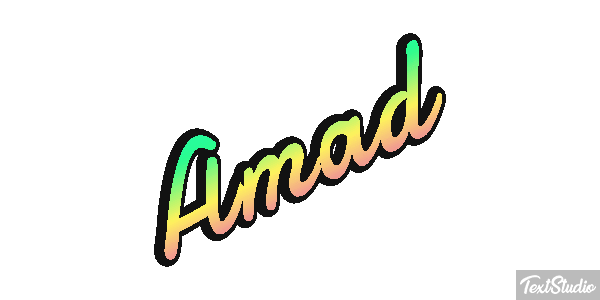 Amad Text effect