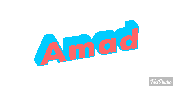 Amad Text effect