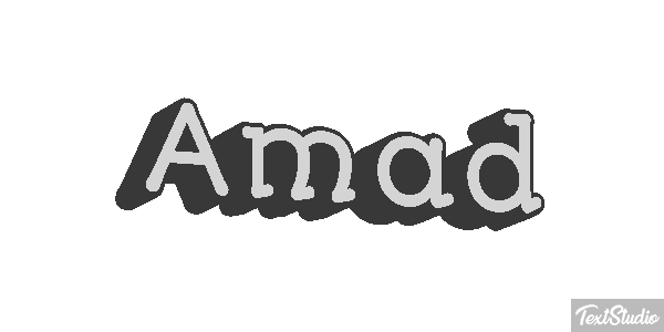 Amad Text effect