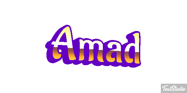 Amad Text effect