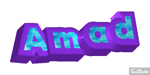 Amad Text effect