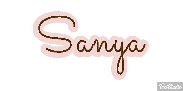 Sanya Effetto testo