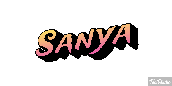 Sanya Effetto testo