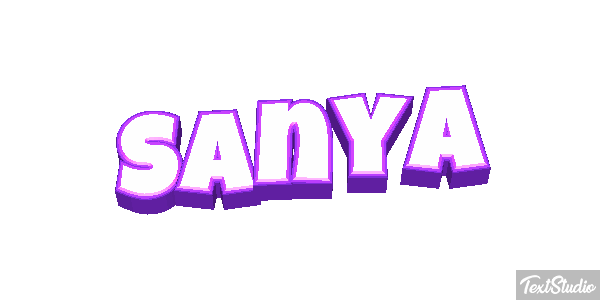 Sanya Effetto testo