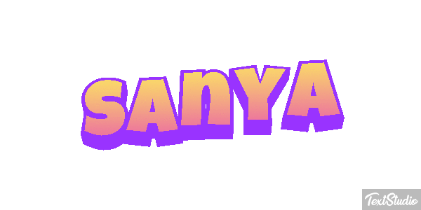 Sanya Effetto testo