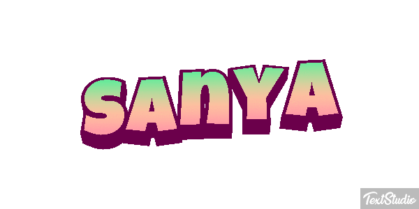 Sanya Effetto testo