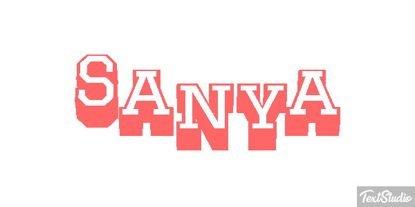 Sanya Effetto testo