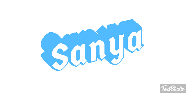 Sanya Effetto testo