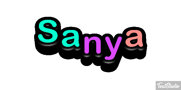 Sanya Effetto testo