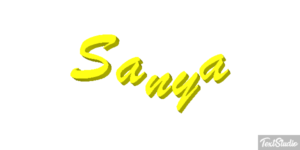 Sanya Effetto testo