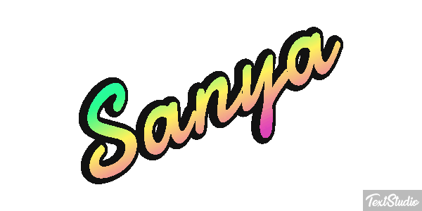 Sanya Effetto testo