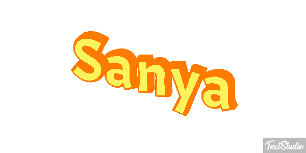 Sanya Effetto testo