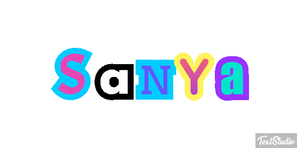 Sanya Effetto testo