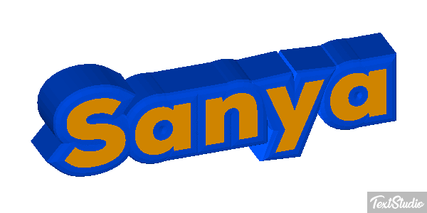 Sanya Effetto testo
