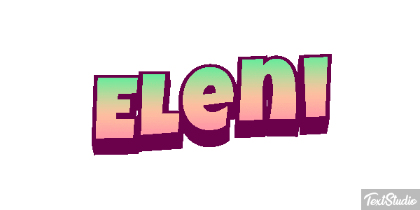 Eleni テキスト効果