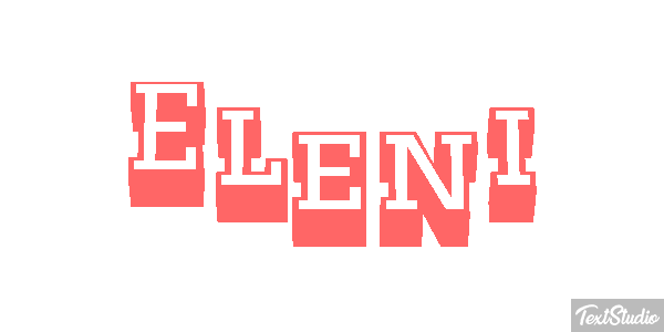 Eleni テキスト効果