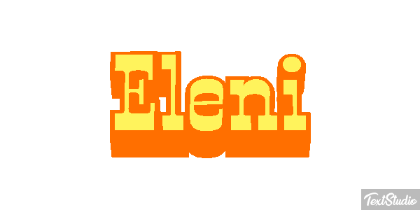 Eleni テキスト効果