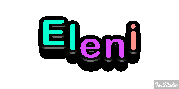 Eleni テキスト効果