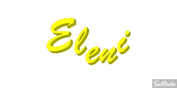 Eleni テキスト効果