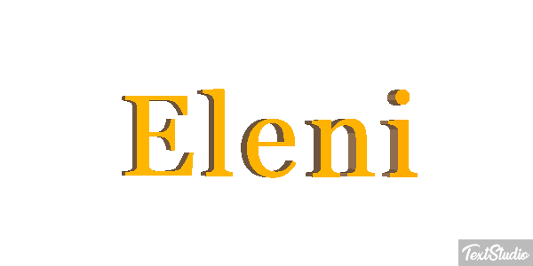 Eleni テキスト効果