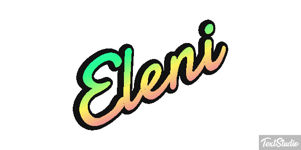 Eleni テキスト効果