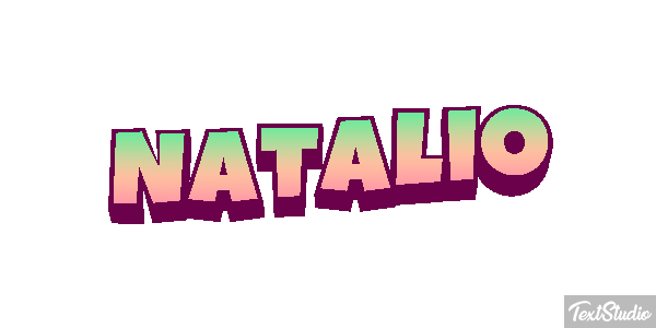 Natalio Efecto de texto