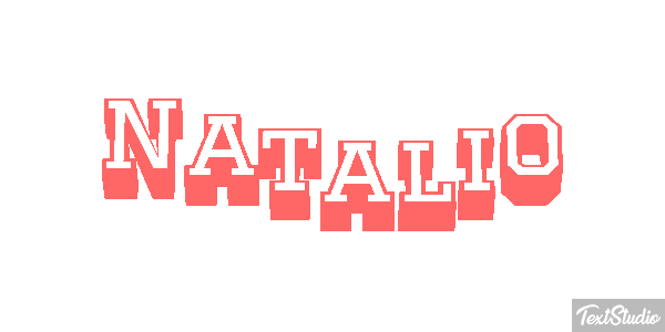 Natalio Efecto de texto