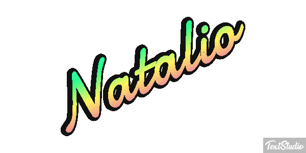 Natalio Efecto de texto