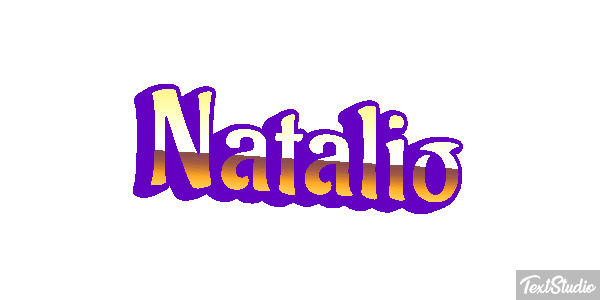 Natalio Efecto de texto