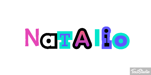 Natalio Efecto de texto