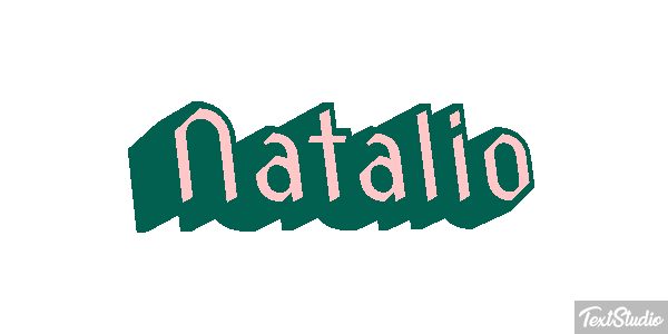 Natalio Efecto de texto
