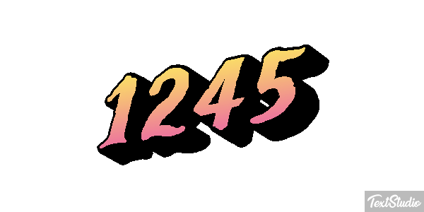 1245 Текстовый эффект