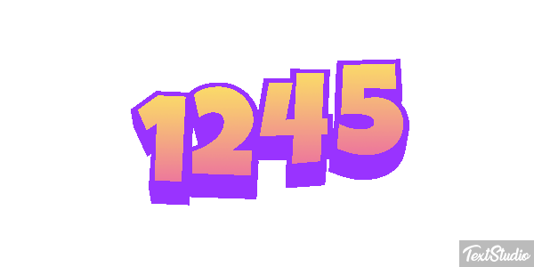 1245 Текстовый эффект