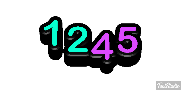 1245 Текстовый эффект
