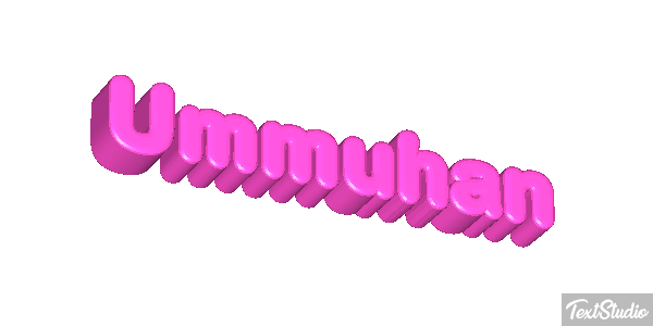 Ümmühan Tekst effect