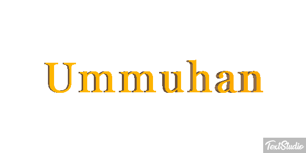 Ümmühan Tekst effect