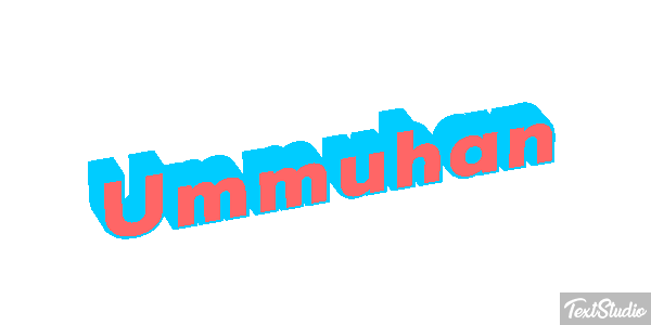 Ümmühan Tekst effect