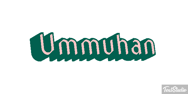 Ümmühan Tekst effect
