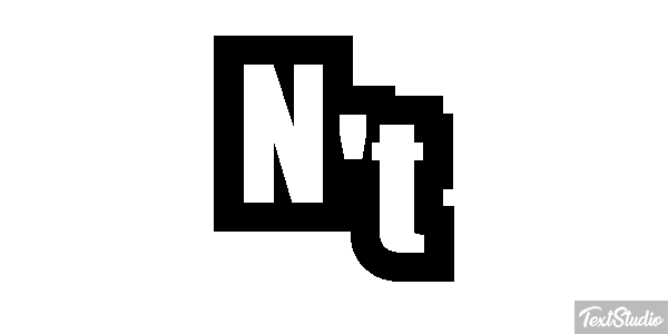 N't Text effect