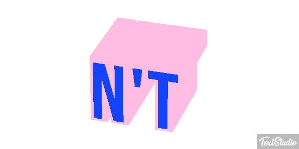 N't Text effect