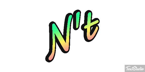 N't Text effect
